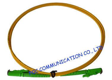 LSZH แจ็คเก็ต Corning สายไฟเบอร์ออปติก Patch E2000 APC Customized