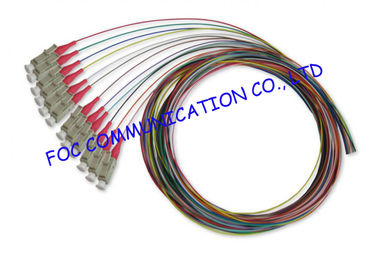 แจ็คเก็ตมัลติเธรด Pigtail LC ขนาด 0.9 มิลลิเมตร LSZH สำหรับ CATV และ WAN