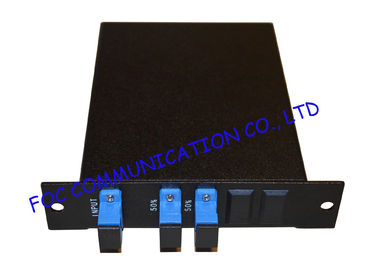 LGX ประเภทไฟเบอร์ออปติคแบบแยกประเภทแร็คเม็ท Cassette Box ประเภท SC / UPC Low Insertion