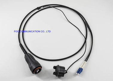 Water Proof Multimode Fiber Optic Cable Fullaxs To LC Duplex Jumper For FTTH