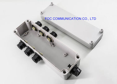 IP67 กันน้ำกล่องเลิกจ้างใยแก้วนำแสงความต้านทานแรงดึง 50N สำหรับ ODVA / MPO-ODVA / DLC OM3