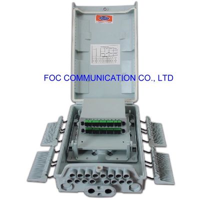 1 * 8 PLC 16 พอร์ตกล่องไฟเบอร์ออปติก Splitter Cassette 12F FATB-0416L