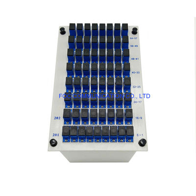 1260nm CATV SC UPC ไฟเบอร์แยก PLC 1 × 64 Ftth Plc Splitter