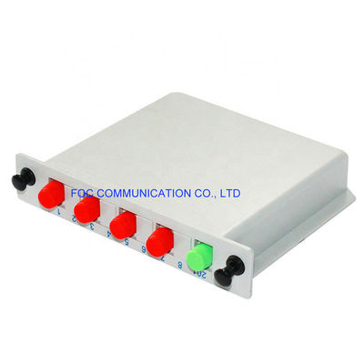 ISO 1 × 4 FC UPC ไฟเบอร์แยก PLC แยก DWDM CWDM กล่องแยกไฟเบอร์