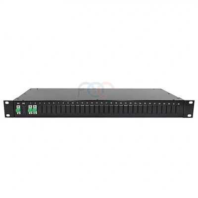 FC APC Fiber PLC Splitter ต่ำ PDL 1 × 2 โหลดเต็มที่สำหรับ PON CATV