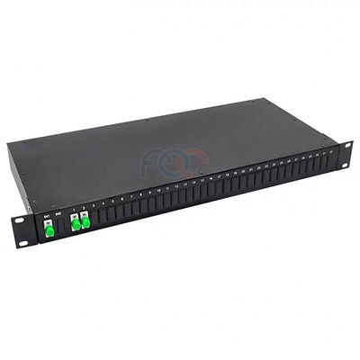 FC APC Fiber PLC Splitter ต่ำ PDL 1 × 2 โหลดเต็มที่สำหรับ PON CATV