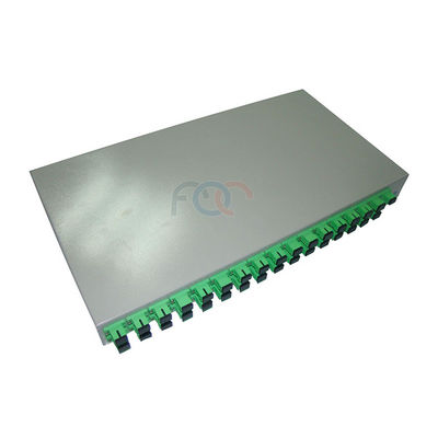 1650nm 1 × 32 PLC ไฟเบอร์ออปติก Splitter Rack Mount LSZH Jacket