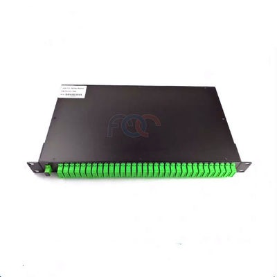 FTTC Fiber PLC Splitter 1-64F แร็คเมาท์ 1650nm FTTH PLC Splitter