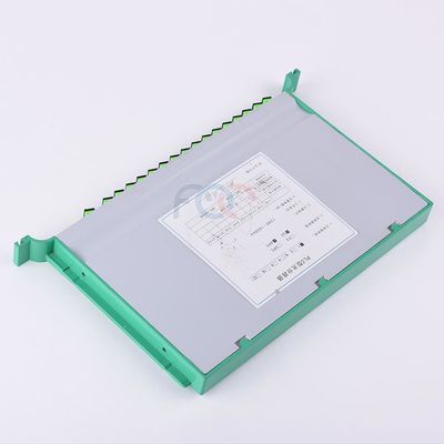 ODF 1x64 ไฟเบอร์แยก PLC ถาด FTTB สำหรับตู้เชื่อมต่อข้าม