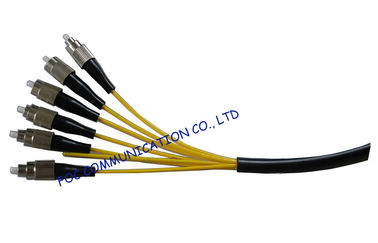 สายไฟเบอร์ออปติกเสริม Breakout SC / UPC 24Core UV ทนต่อ Fiber to The Home