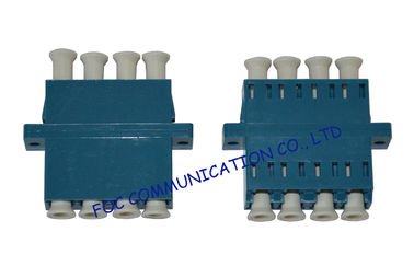 ตัวแปลงไฟเบอร์ออปติค LC Quad OM3 การสูญเสียการแทรกต่ำการเชื่อถือได้ดีสำหรับ FTTX