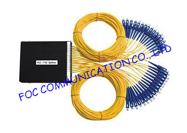 Fiber Planar Lightwave วงจรไฟเบอร์ออปติก Splitter โมดูล ABS ต่ำ PDL 1 × 32