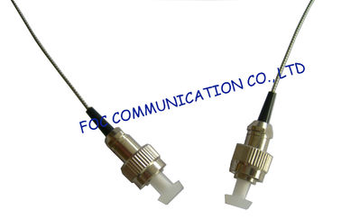 FC / UPC 0.9 มม. สายแพทช์ไฟเบอร์ออปติก, สายแพทช์หุ้มสแตนเลสเสริมสแตนเลส
