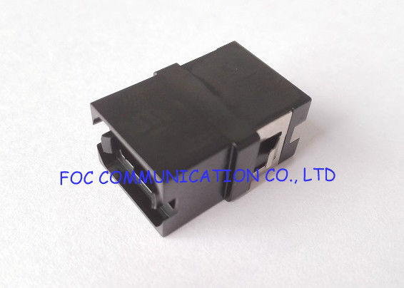Singlemode / Multimode Simplex MPO Fiber Optic Adapter Key Up To Key Up Reduced Flange