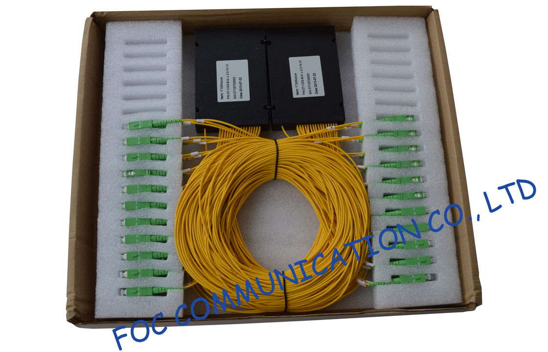 โมดูลไฟเบอร์ PDL ไฟเบอร์ออปติก PLC สำหรับระบบ Ftth / Catv