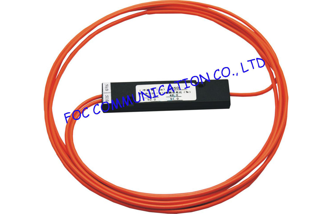 FBT Fiber Splitter, โมดูลไฟเบอร์ออฟติคแบบแยกประเภท ABS พร้อมหลอด 3.0 มม