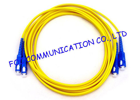สายไฟเบอร์ออปติกทนทาน Fiber Optic Patch สำหรับเครือข่ายโทรคมนาคม